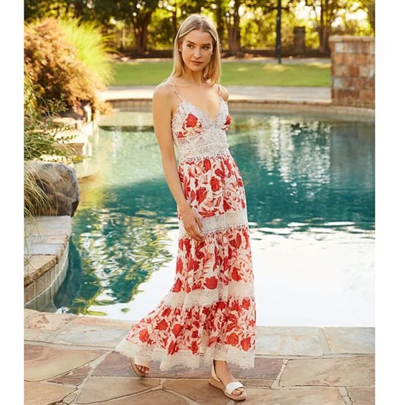 Antonio Melani Devon Floral V-Neck Dress - Picture 4 of 9